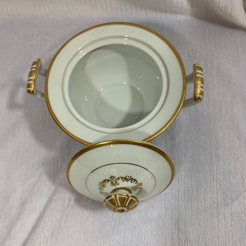 NORTAKE GOLD CRAFT COVERED SUGAR BOWL - Picture 3 of 6